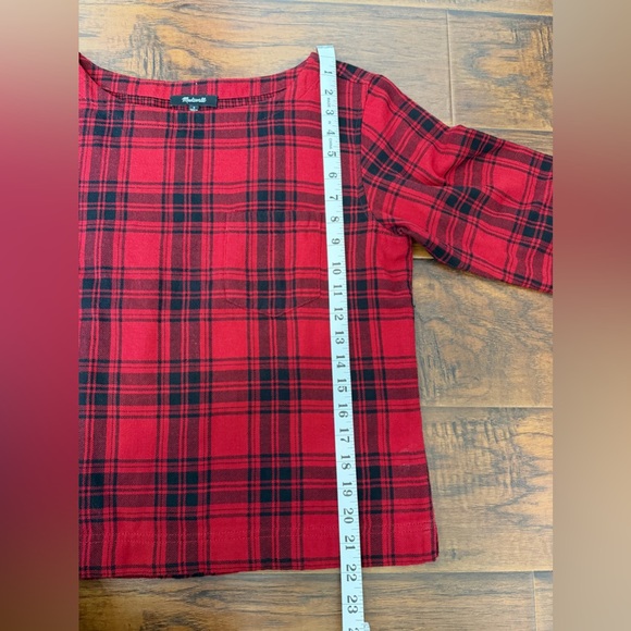 Madewell Herald Tee in Curtis Plaid - Picture 9 of 10